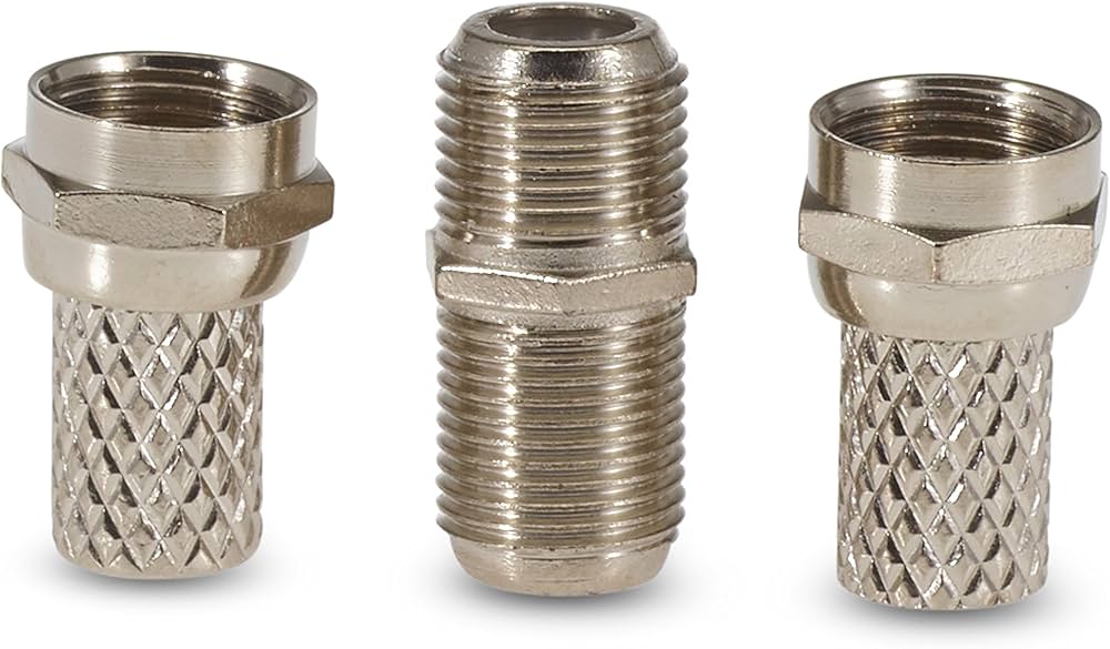 F - Type Connectors Fitting Kit For Satellite Inputs / LNB (Fat / Thin Cable) - Freesat Spares