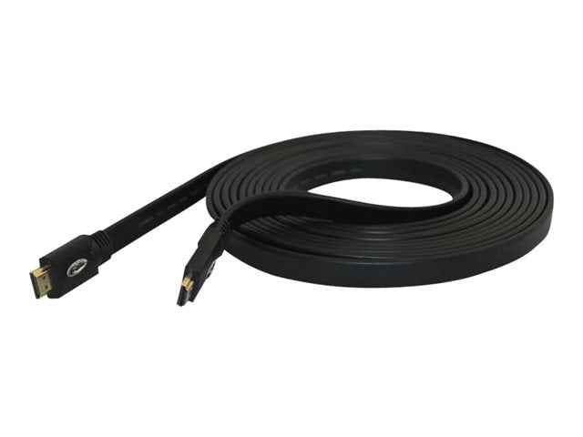 High Speed HDMI Cable Videk Pro Series Flat HDMI 1.4 4K Compatible - 2 Meters - Freesat Spares