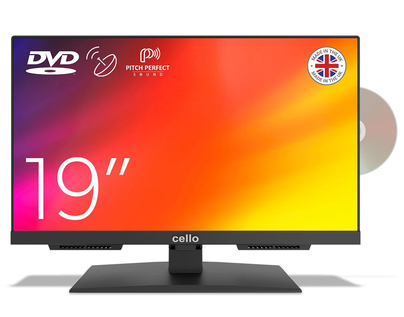 LED Digital TV with Perfect Pitch Sound & Satellite Tuner (Cello) - Freesat Spares