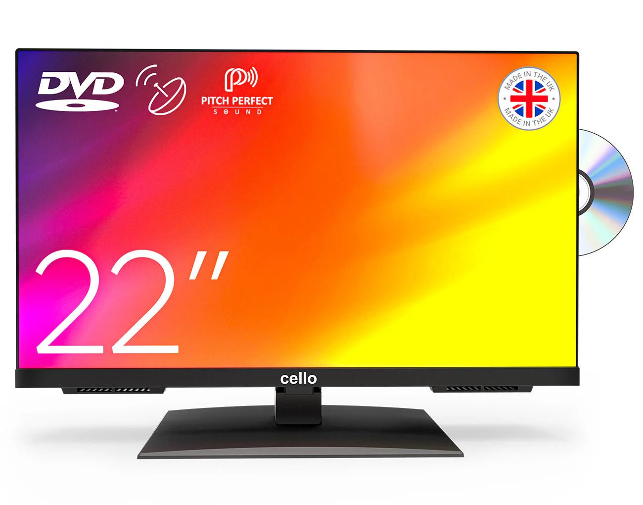 LED Digital TV with Perfect Pitch Sound & Satellite Tuner (Cello) - Freesat Spares