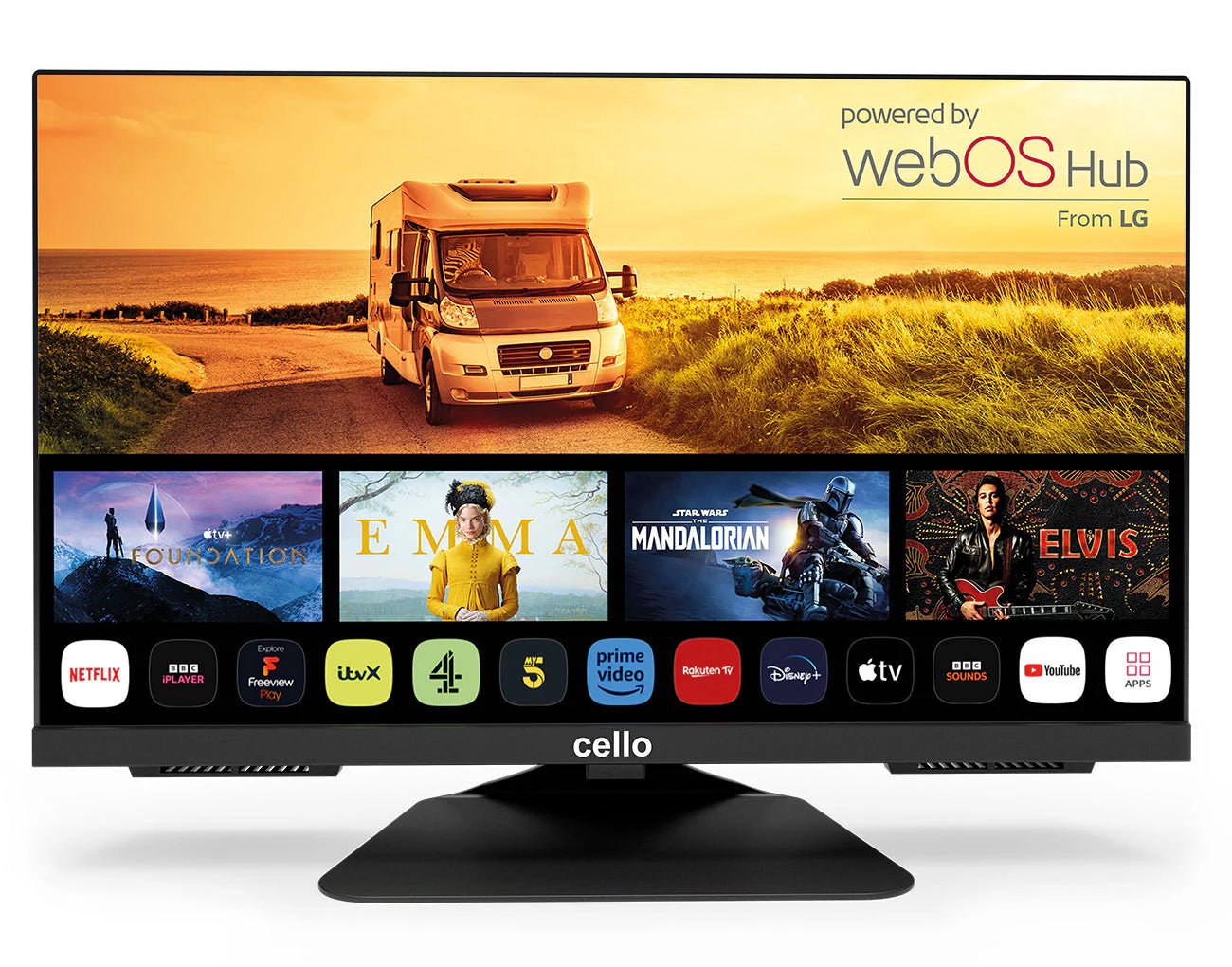LED Digital TV with Perfect Pitch Sound & Satellite Tuner (Cello) - Freesat Spares