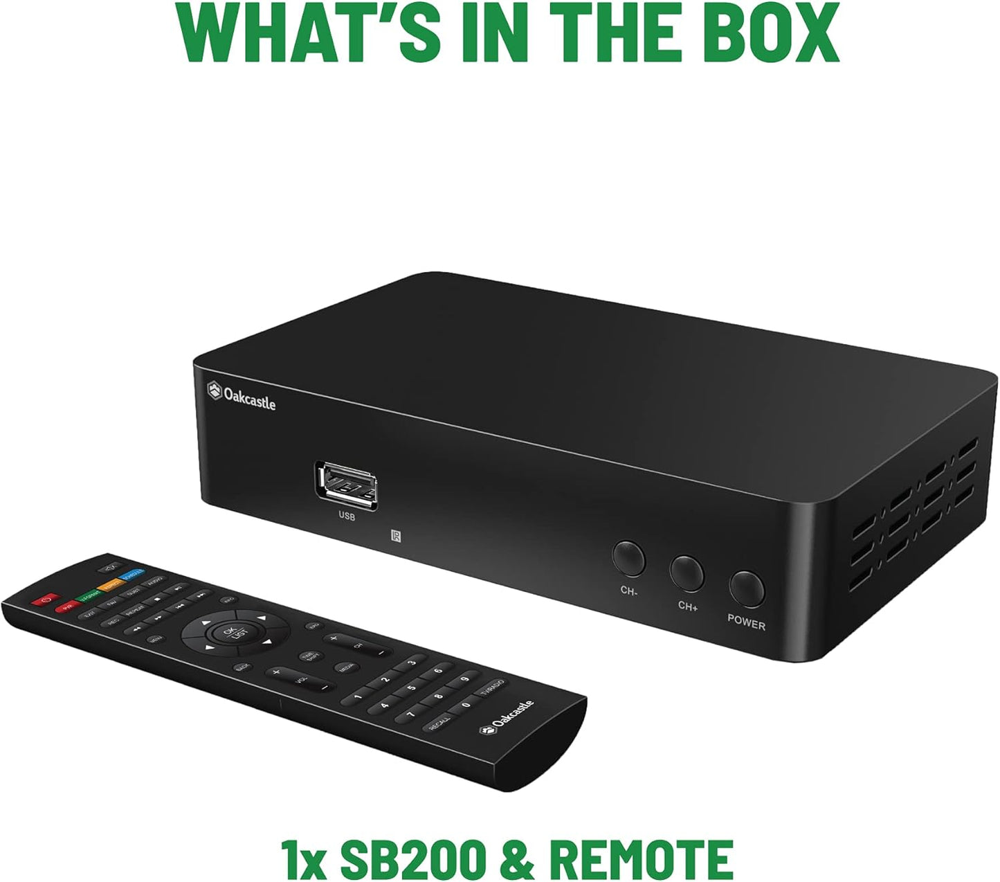 Oakcastle SB200 Freesat Free to Air HD Satellite Box TV Recorder - Freesat Spares