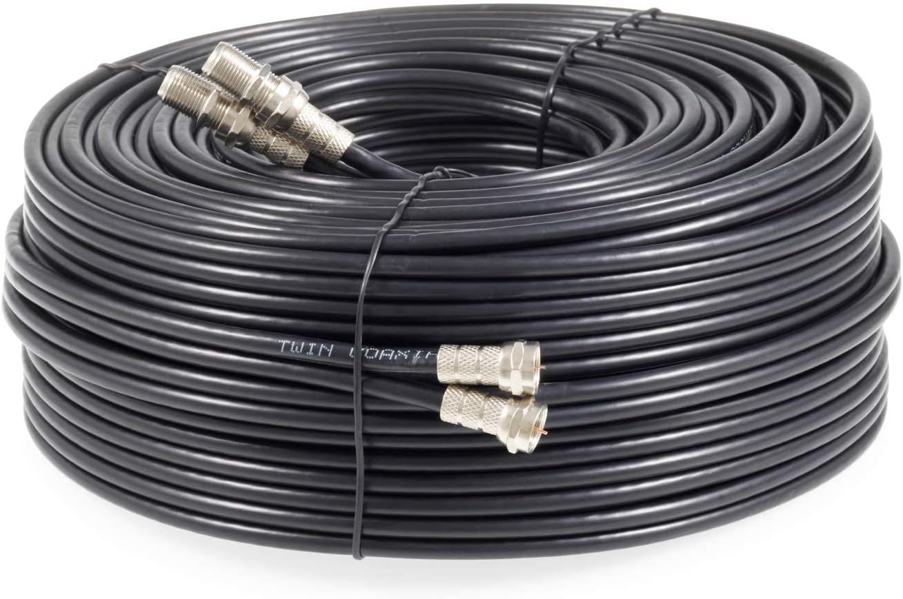 Satellite Cable Dual ShotGun Style for Freesat & Sky - Freesat Spares