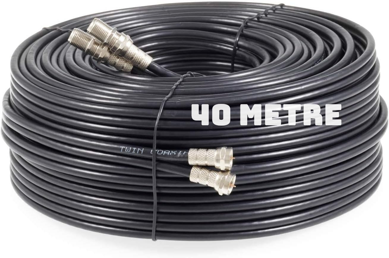 Satellite Cable Dual ShotGun Style for Freesat & Sky - Freesat Spares