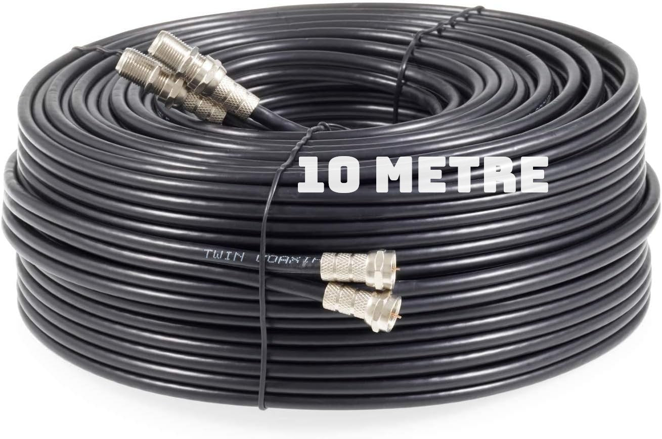 Satellite Cable Dual ShotGun Style for Freesat & Sky - Freesat Spares