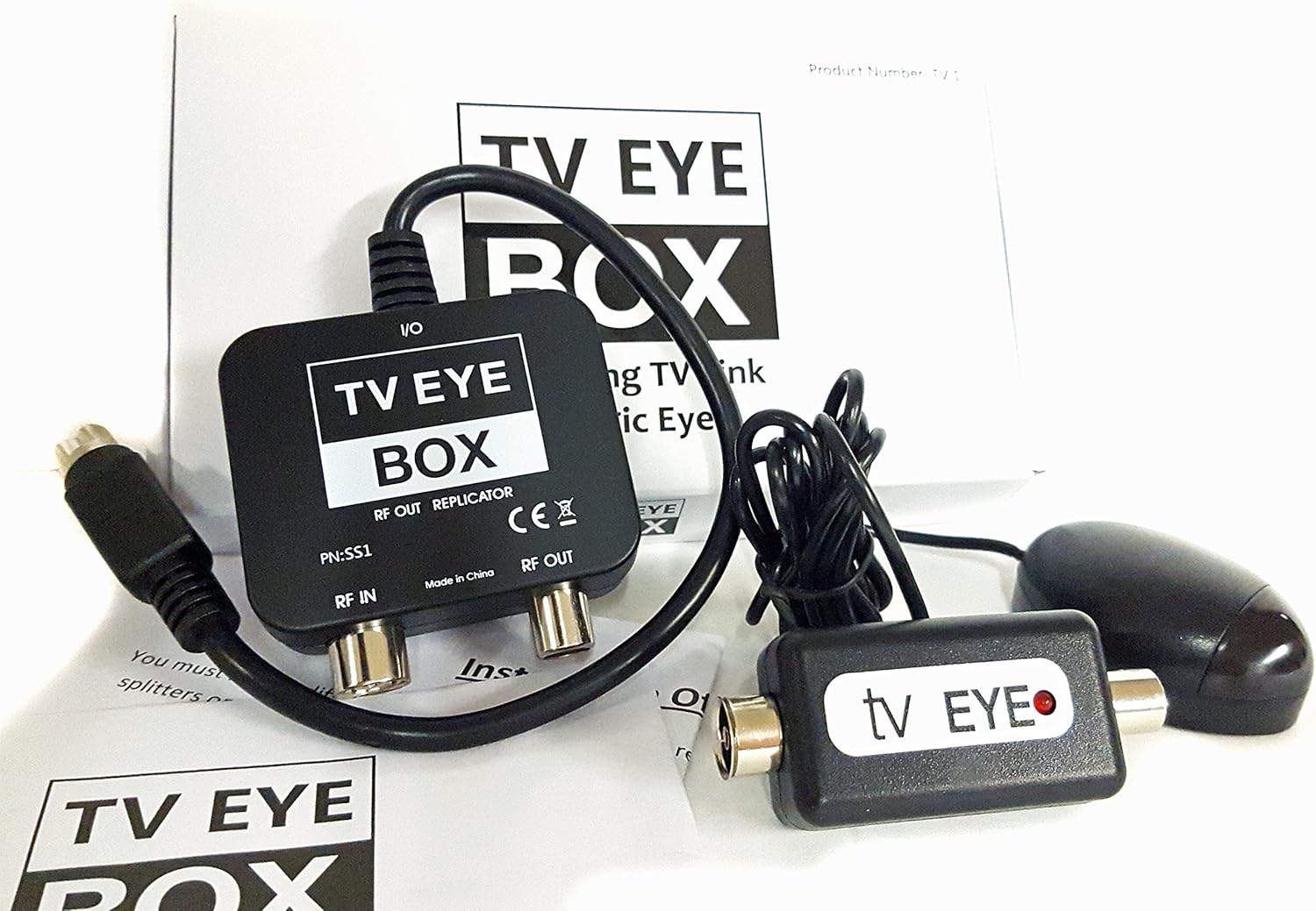 TV Eye Box IO - Link RF Modulator Output For Sky HD Box - Freesat Spares