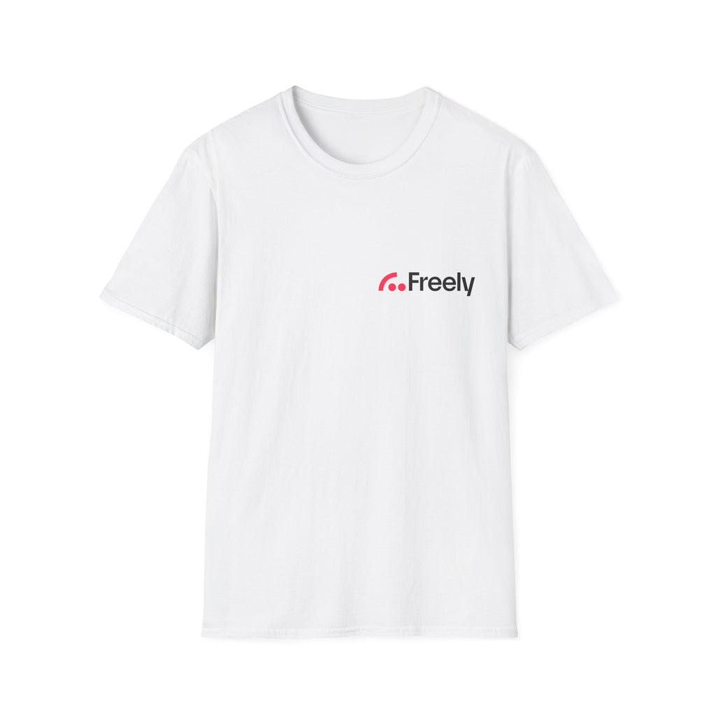 Freely Logo Tee — Minimalist Branded Graphic T-Shirt