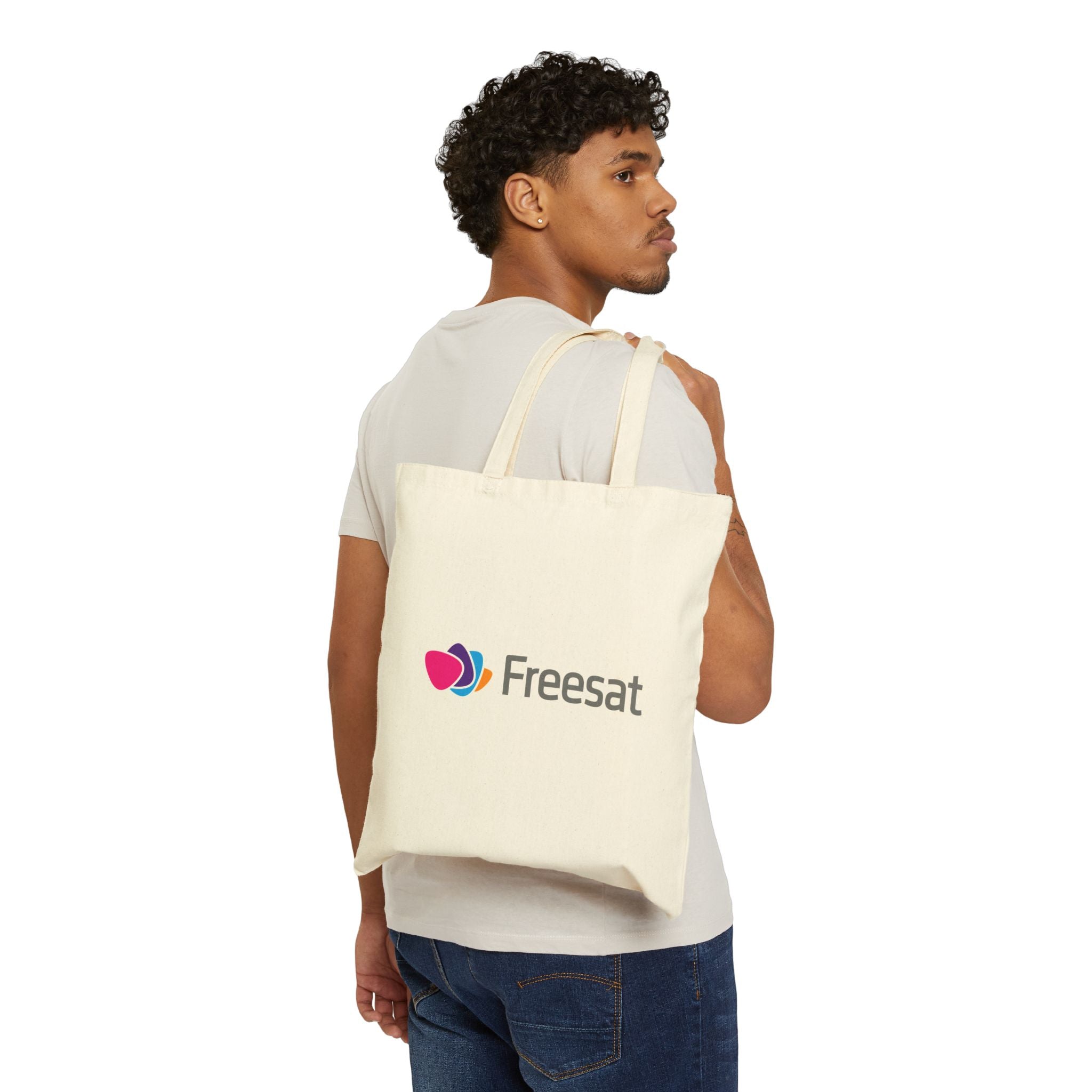 Canvas Tote Bag — Freesat Logo Eco Shopper