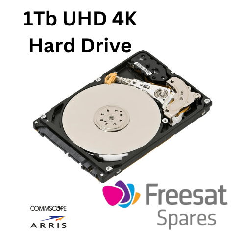 2.5" VIDEO HARD DRIVE HDD FOR ARRIS 4K UHD - 4X 500 1000 2000 FREESAT BOXES [SELF - INSTALL] With Tools Kit NEW - Freesat Spares