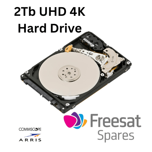 2.5" VIDEO HARD DRIVE HDD FOR ARRIS 4K UHD - 4X 500 1000 2000 FREESAT BOXES [SELF - INSTALL] With Tools Kit NEW - Freesat Spares