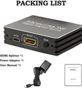Hdmi 2.1 Splitter 2/4 Way 1 Device to 2/4 Displays with Smart Edid 8K 60Hz HDMI 2.1