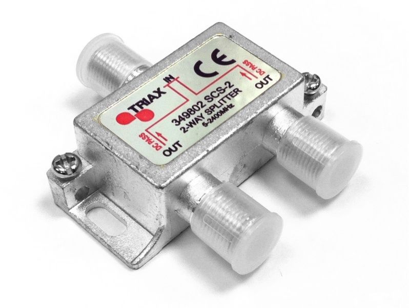 TRIAX F-Type Signal Splitters Freeview Aerial (5-2400MHz) - 2 to 8 Way