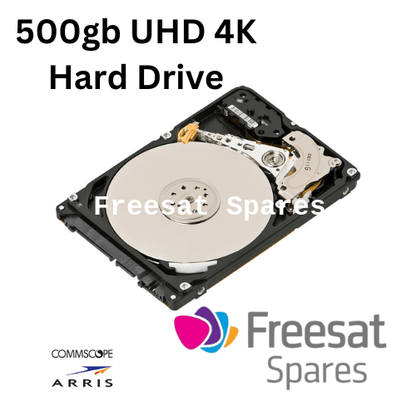 Replacement hard drive for Arris Freesat UHD box