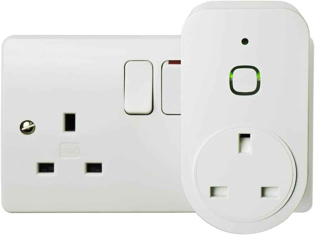 Smart Plug Wi-Fi Energy Monitoring Tuya, Alexa & Google Voice Control App Remote