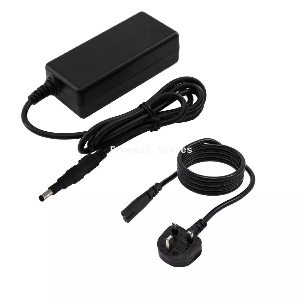 Freesat Humax Recordable HDR-1000s UK Power Supply Mains Adapter with 12V 4A output and standard UK plug