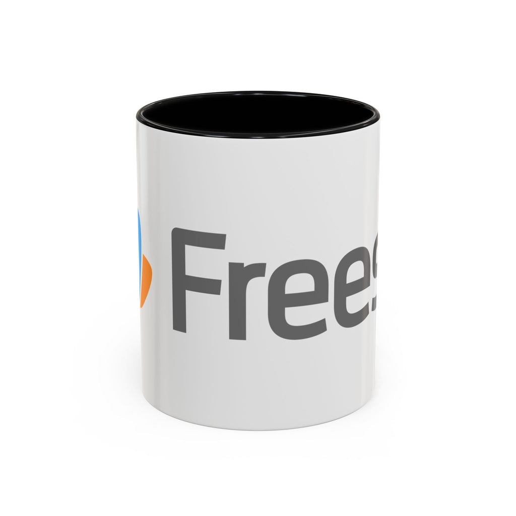 Freeseat Branded Accent Coffee Mug — 11/15oz Ceramic