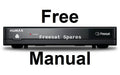Freesat Humax HB1000s black digital TV receiver with free manual download text