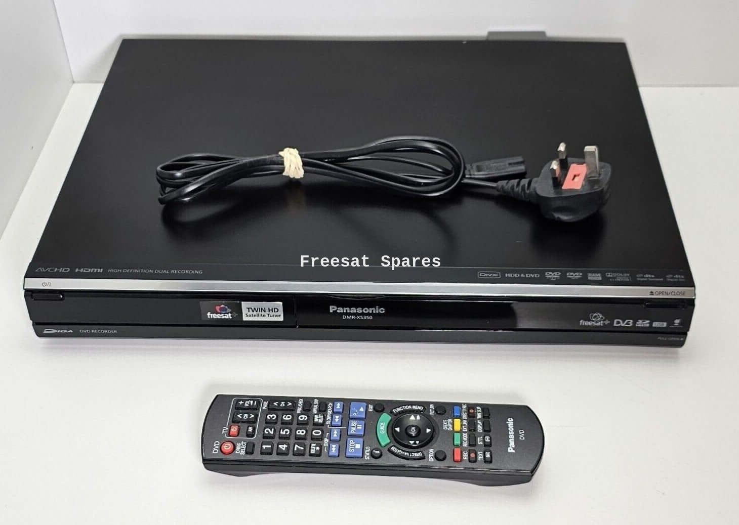 Panasonic DMR-XS350 Twin Freesat Tuner HD DVD Recorder with 250GB HDD and remote control Grade B