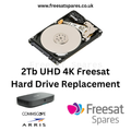 2TB video hard drive HDD for Arris 4K UHD Freesat box replacement with installation tools kit