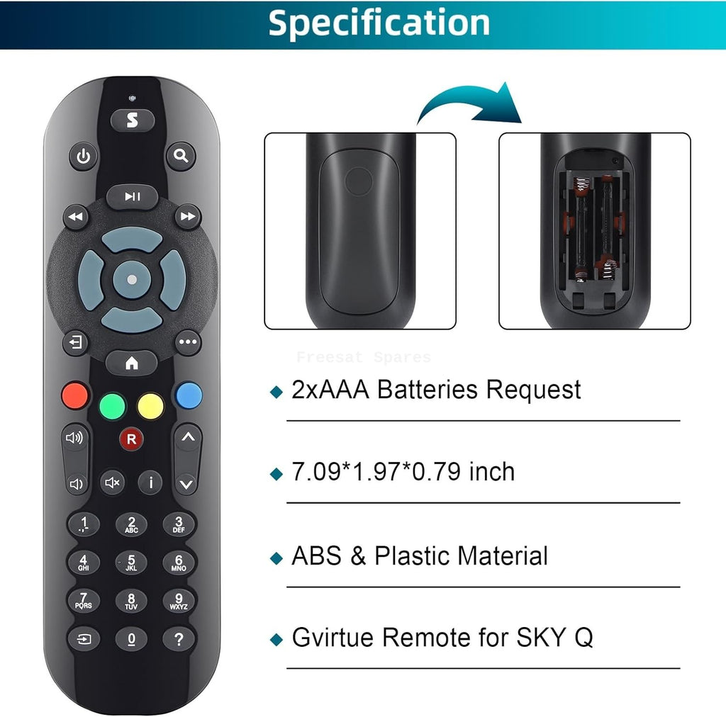 Replacement Sky Q remote control