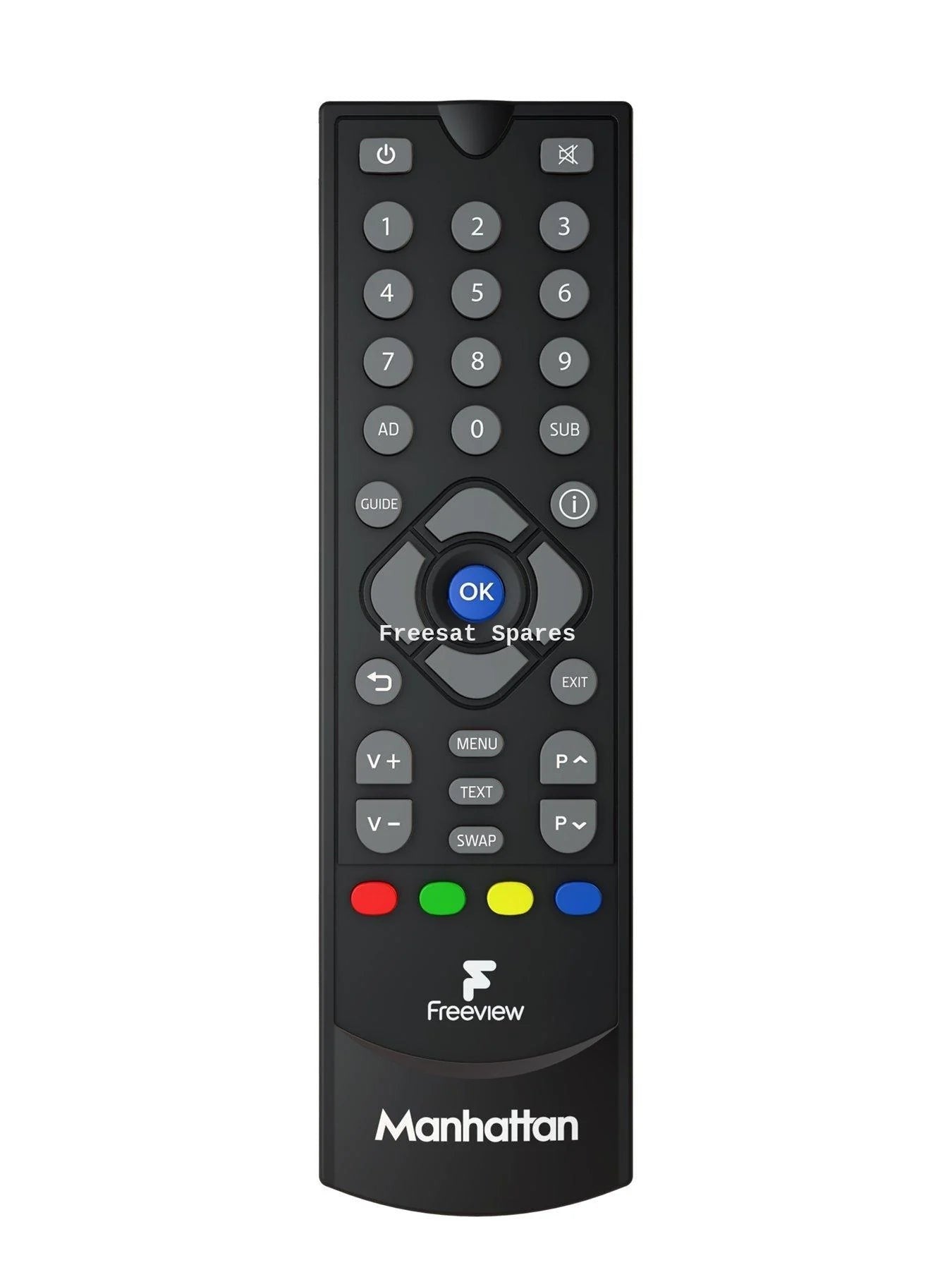 MANHATTAN T1 REMOTE CONTROL [Freeview - New] – Freesat Spares