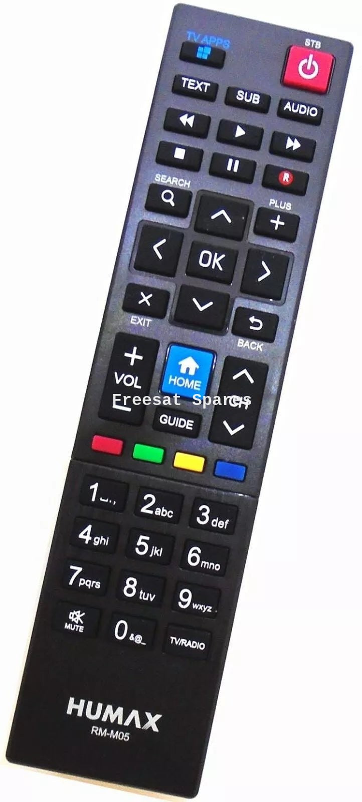 HUMAX ORIGINAL HUMAX RM-M05 REMOTE CONTROL HDR-3000 - Freesat Spares
