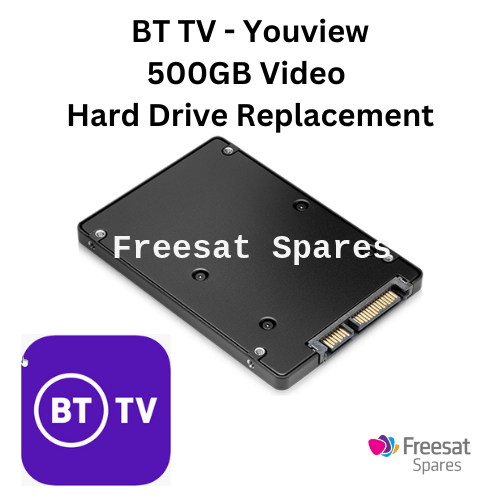 Youview / BT Box T2100 Hard Drive Replacement 500GB Standard Drive [Se ...