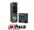 4MP Wi-Fi Battery Video Doorbell with Wireless Chime (DHDB01-B)