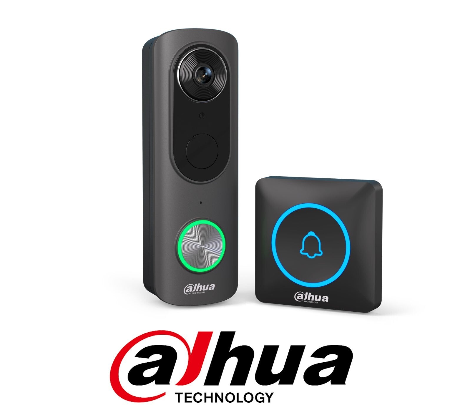 4MP Wi-Fi Battery Video Doorbell with Wireless Chime (DHDB01-B)