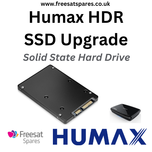 500GB SSD UPGRADE VIDEO HARD DRIVE 3.5" HDD FOR HDR-1000 FREESAT BOXES [SELF-INSTALL]