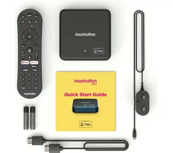 Manhattan Aero - Freely TV - Plug-in Set Top Box  **STOCK Due 30th March
