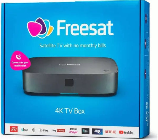 Arris Freesat UHD - X Smart 4K Ultra HD Digital TV Streamer (Refurbished B Grade) - Freesat Spares