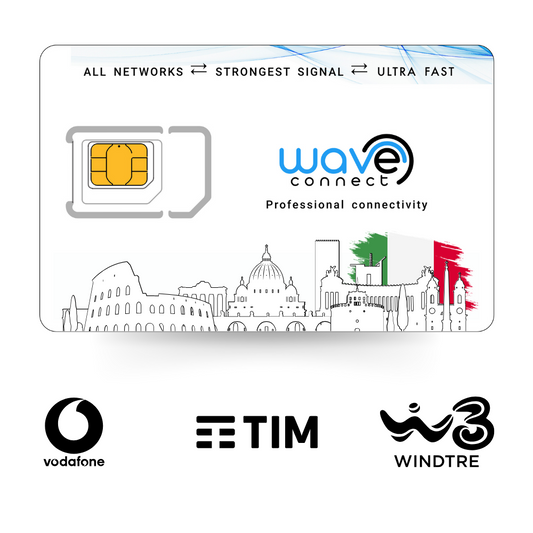 Italy Triple Network 12 GB / 12 Months