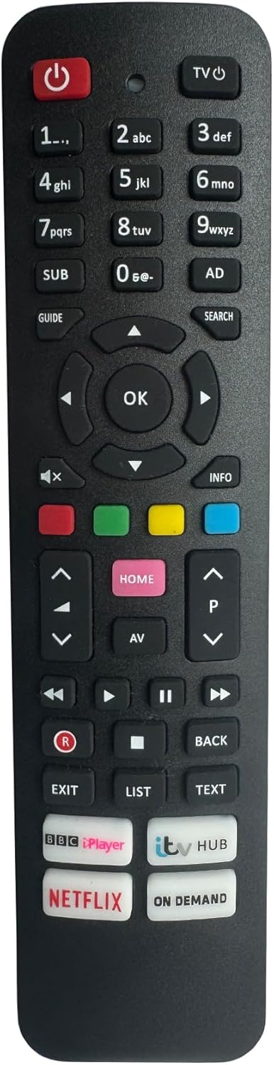 Freesat UHD - 4X Arris Ultra HD Digital Replacement Remote Control Slimline - Freesat Spares