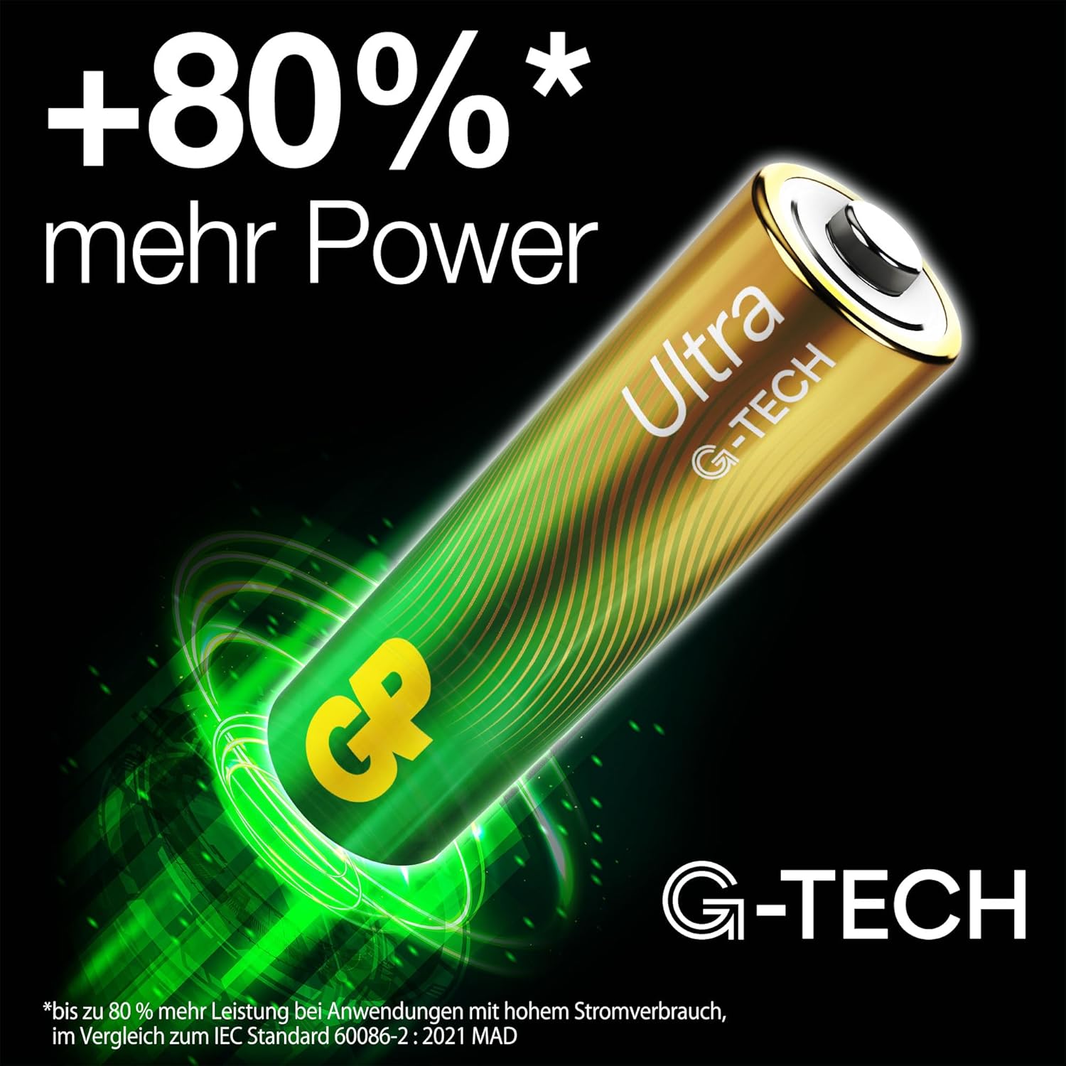 the power of GP Ultra Batteries - buy direct here