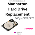 Replacement hard drive for Manhattan T4-R Freeview recorder