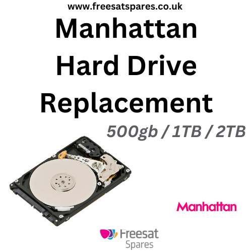 Replacement hard drive for Manhattan T4-R Freeview recorder