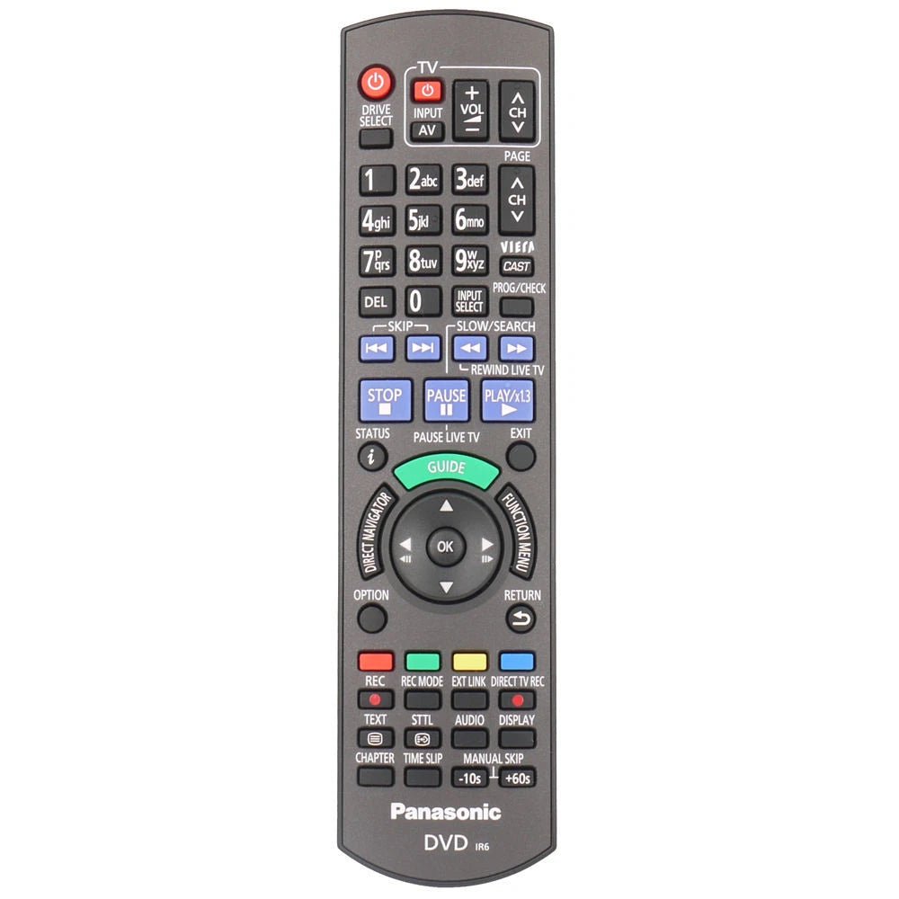 Panasonic DMR - XS350 DMR - XS350EBK DMRXS350 DVD Freesat Remote Control - Freesat Spares