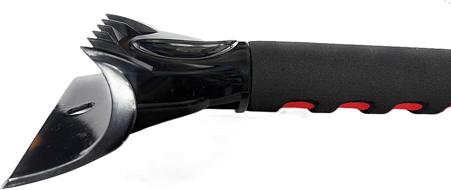 Premium Car Ice Scraper 2 In 1 Head For Ice & Clearing Snow A Winter Essential - Freesat Spares