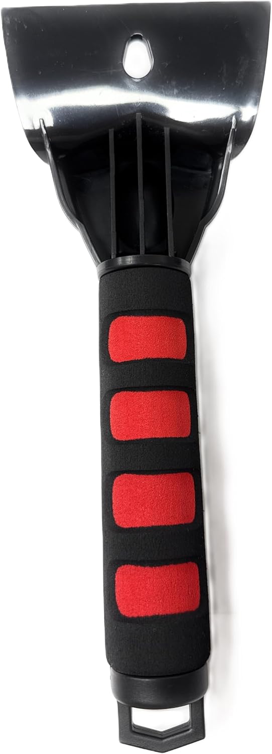 Premium Car Ice Scraper 2 In 1 Head For Ice & Clearing Snow A Winter Essential - Freesat Spares