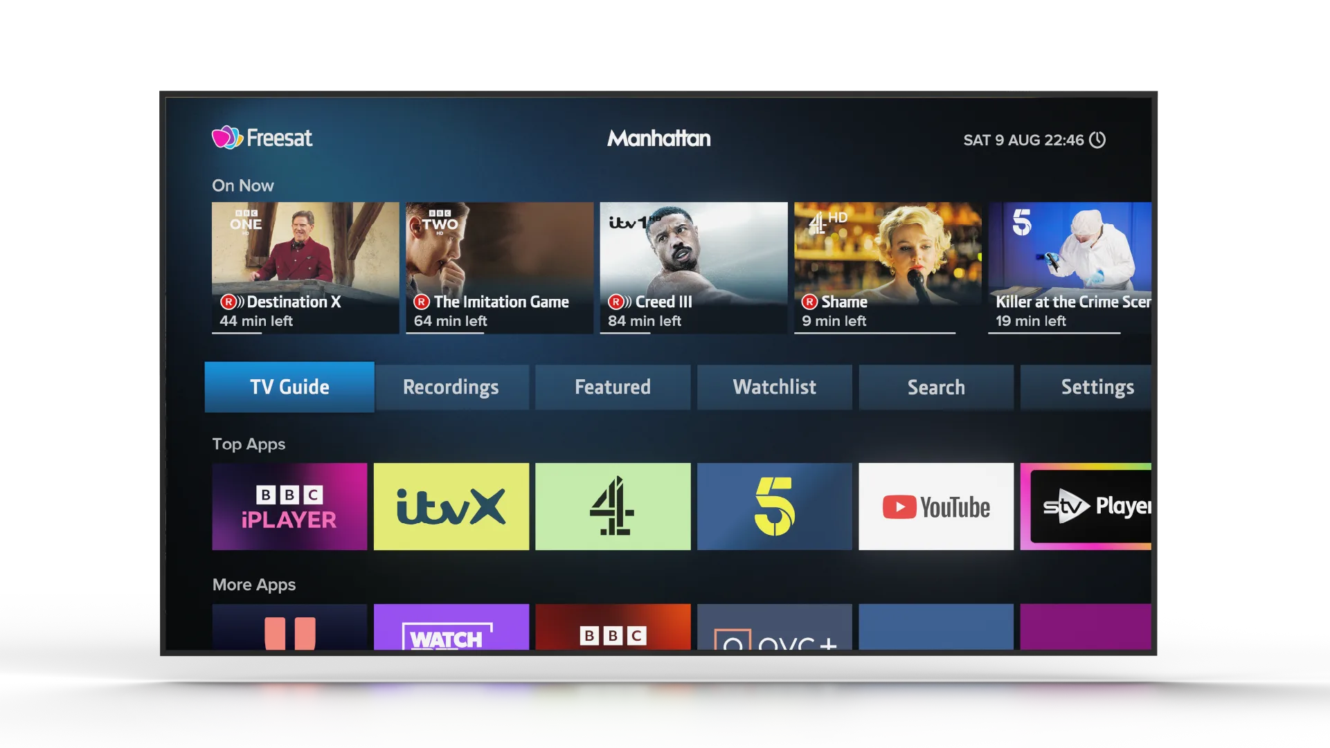 S4-R Menu Home Screen