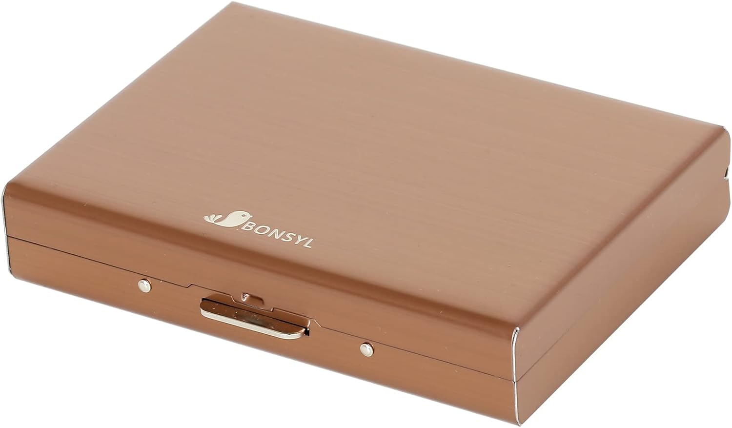 Stainless Steel Credit Card Holder RFID Blocking Slim Credit Card Case 8 Cards - Freesat Spares