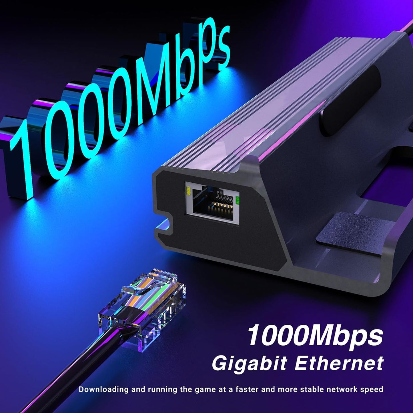 Steam Docking Station 6 in 1 USB C HDMI 2.0 4K@60Hz Ethernet USB A 3.0 and USB C - Freesat Spares