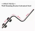 SWAN NECK BRACKET WALL MOUNT FOR FREESAT SKY SATELLITE DISH AERIAL