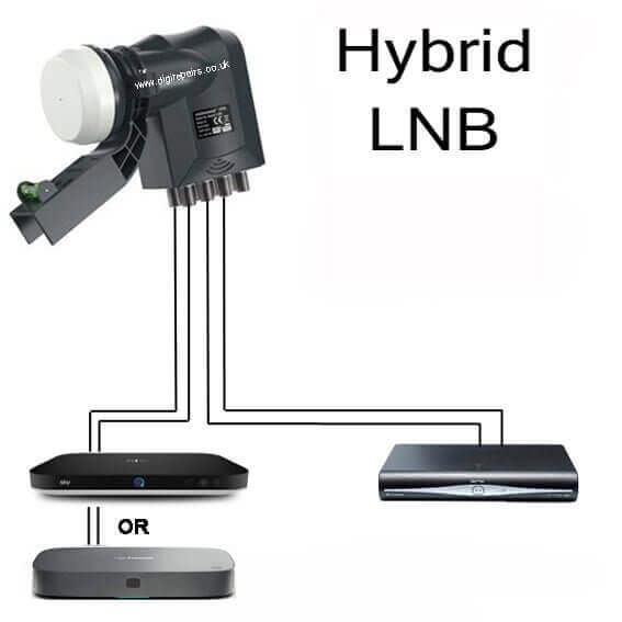 4K Hybrid LNB – RUN YOUR FREESAT SKY & MORE FROM ONE DISH - Freesat Spares