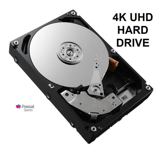 500GB VIDEO HARD DRIVE HDD FOR ARRIS 4K FREESAT BOXES [ENGINEER INSTALL] - Freesat Spares