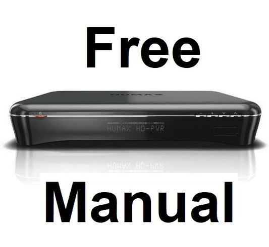 FREE Manual Download - Freesat Humax HDR1100s Smart Recorder - Freesat Spares